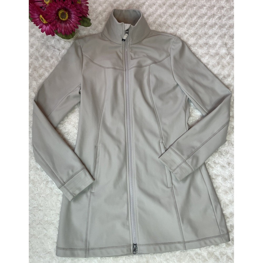 Prana Breathe Ladies Zip Up Athletic Jacket Coat size XS full zip
